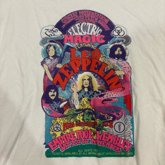 DAYDREAMER Led Zeppelin Revolve Graphic Tee T-shirt Size Medium - Picture 3 of 10